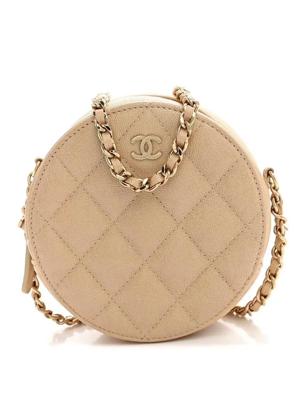 Chanel Iridescent Caviar Quilted Round #321952C19B